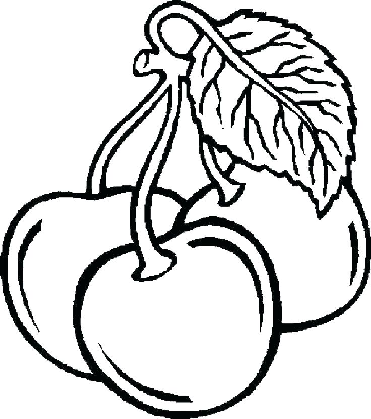 Free Fruit Coloring Pages