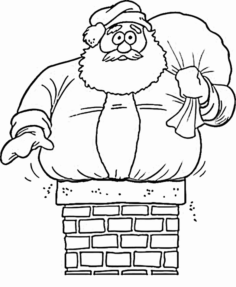 781x951 Christmas Coloring Pages Santa Fun For Christmas