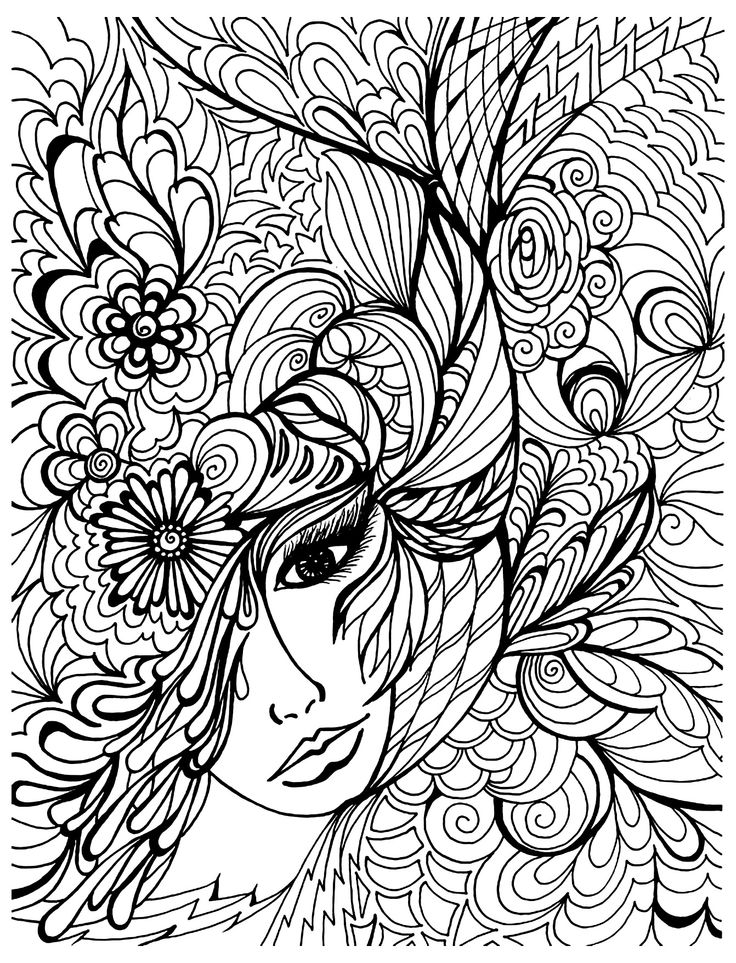 736x963 63 Adult Coloring Pages To Nourish Your Mental