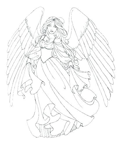 416x500 Guardian Angel Coloring Page Awesome Pleasant Angel Coloring Page