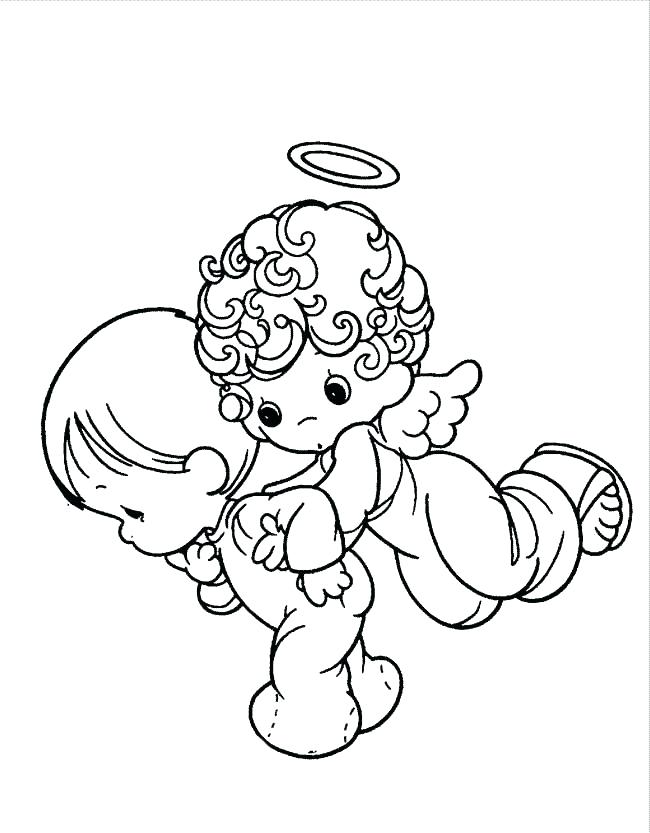 650x833 Angel Coloring Pages Printable Angel Coloring Pages Printable Baby