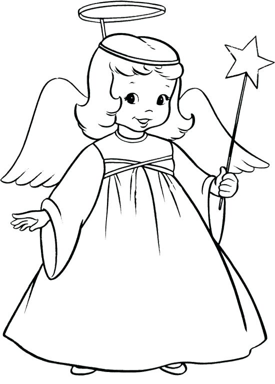 550x767 Coloring Pages Of Angels Guardian Angel Coloring Pages Free