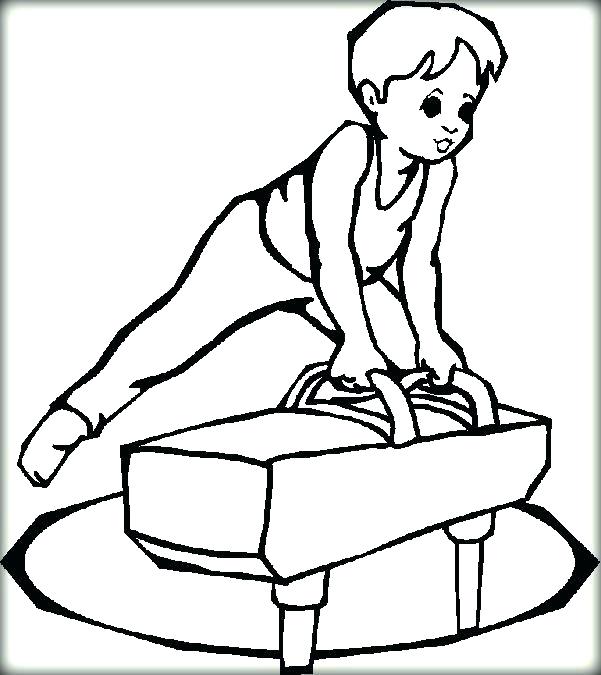 601x675 Gymnastic Coloring Pages Gymnastics Coloring Pages Beam To Print
