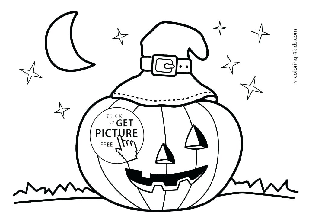 1024x731 Free Halloween Coloring Page Easy Coloring Pages Coloring Pages