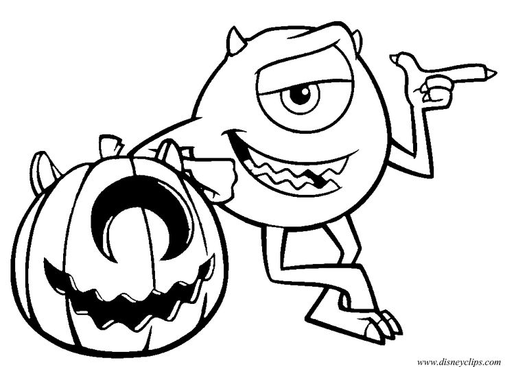 736x535 Printable Disney Halloween Coloring Pages Free Disney Halloween