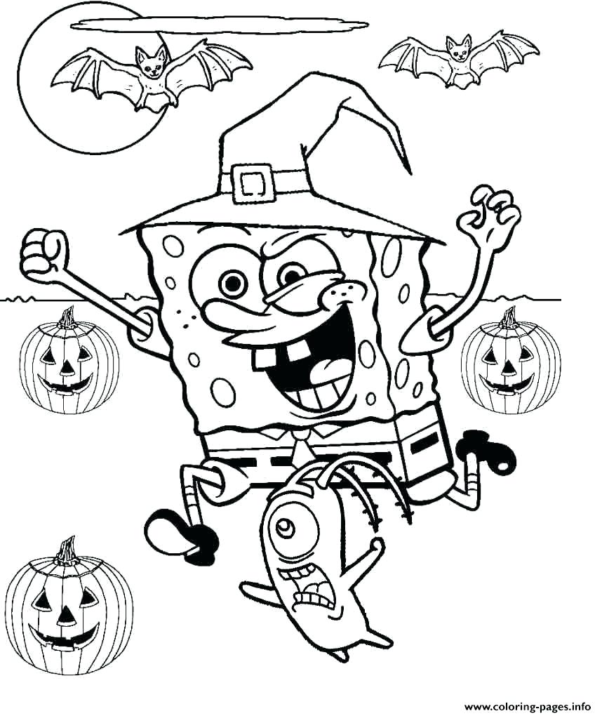 858x1020 Coloring Pages ~ Free Halloween Coloring Pages To Print Cute