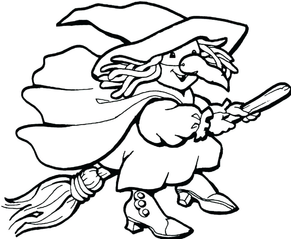 970x799 Halloween Witch Coloring Pages