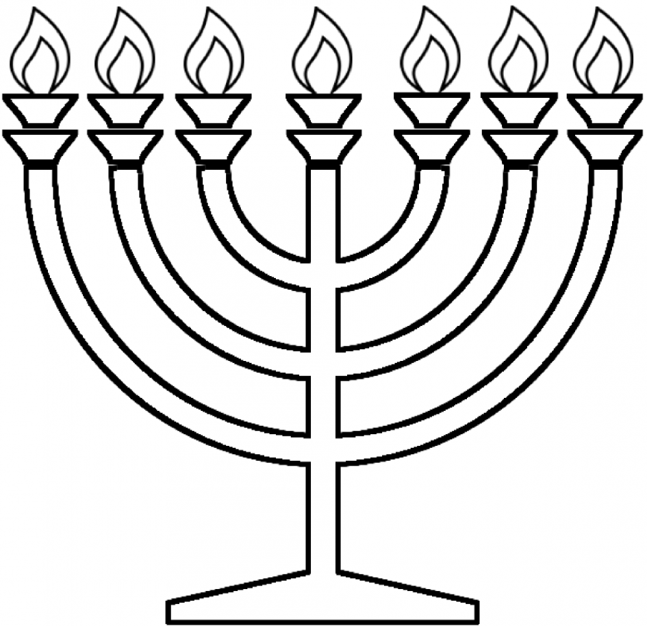 945x914 Hanukkah Coloring Pages