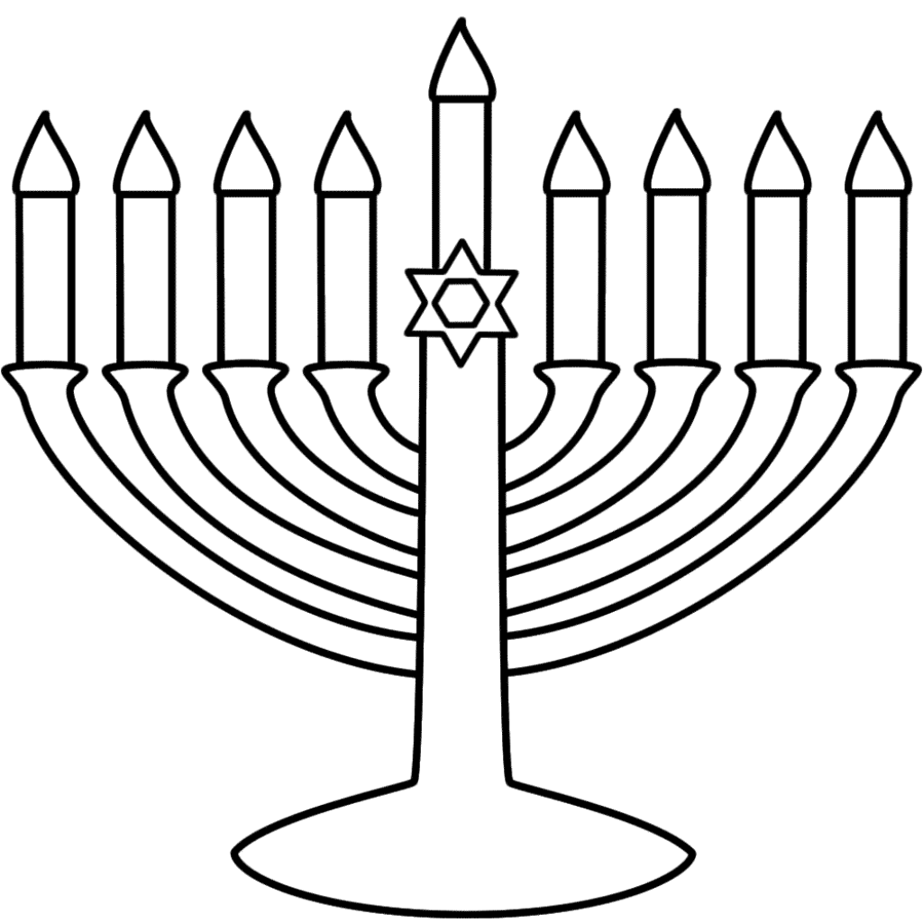 1024x1024 Adorable Chanukah Coloring Pages Preschool To Fancy Celebrating