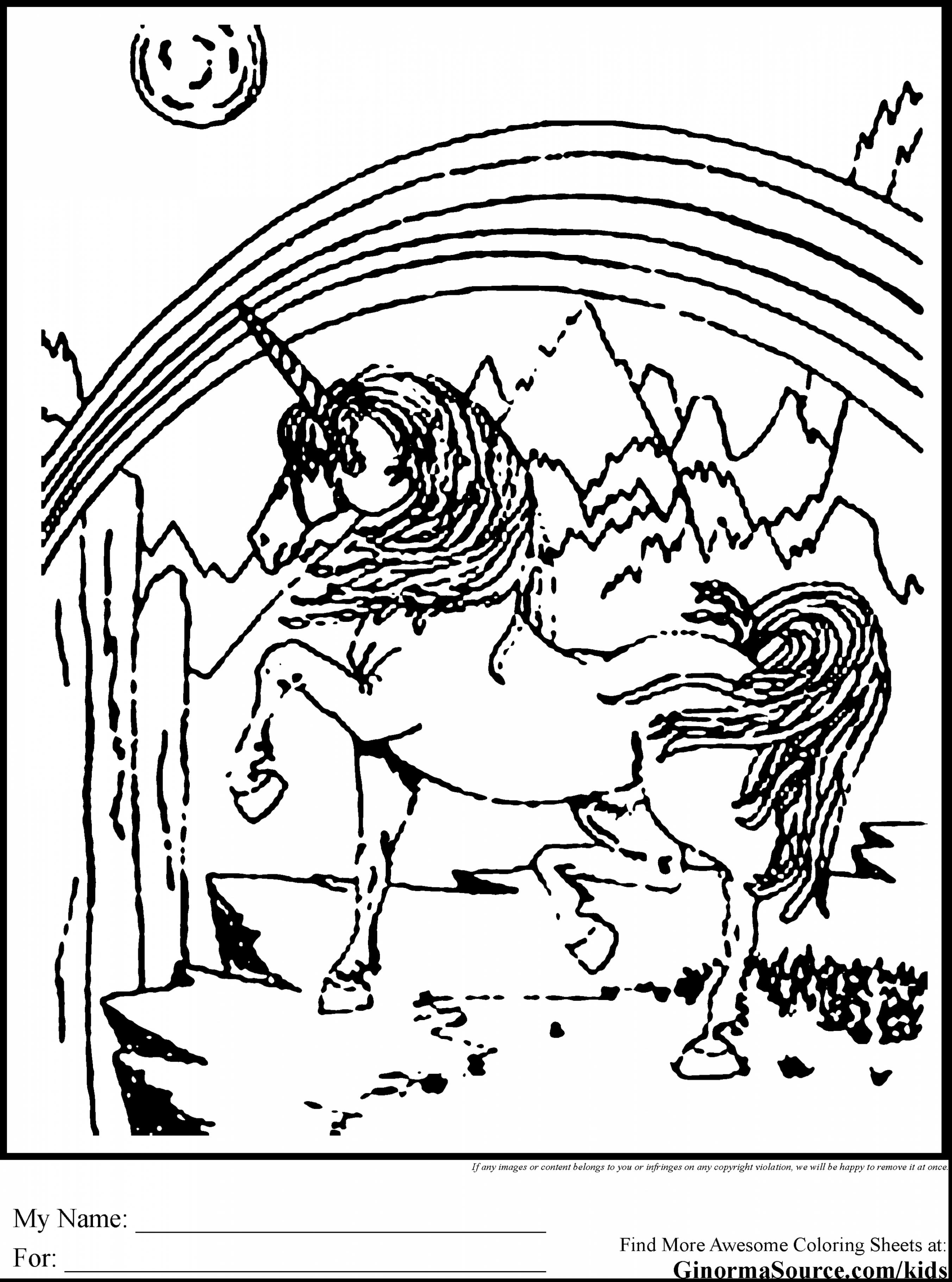 2704x3641 Hard Coloring Pages Unicorns Printable Hummingbird Coloring Free