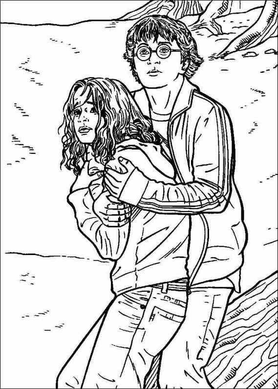 569x796 Protect Harry Potter Coloring Pages Color Online Free Printable