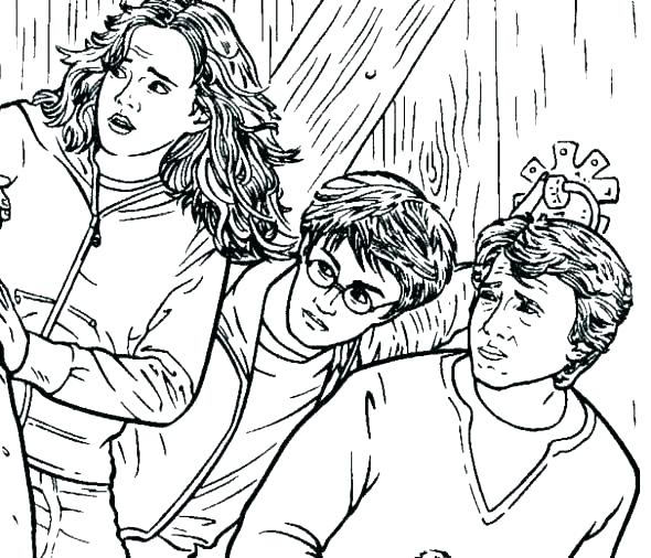 590x506 Free Harry Potter Coloring Pages Free Harry Potter Coloring Pages