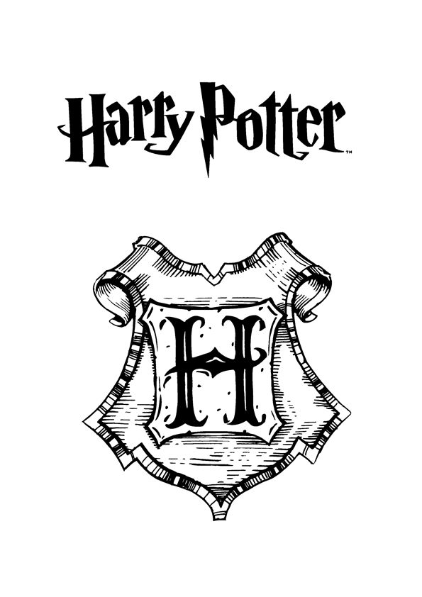 595x842 Free Harry Potter Coloring Pages Free Printable Harry Potter