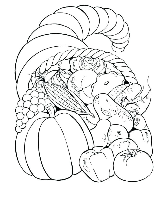 670x820 Harvest Coloring Page Autumn Landscape Pages Harves On Pin By