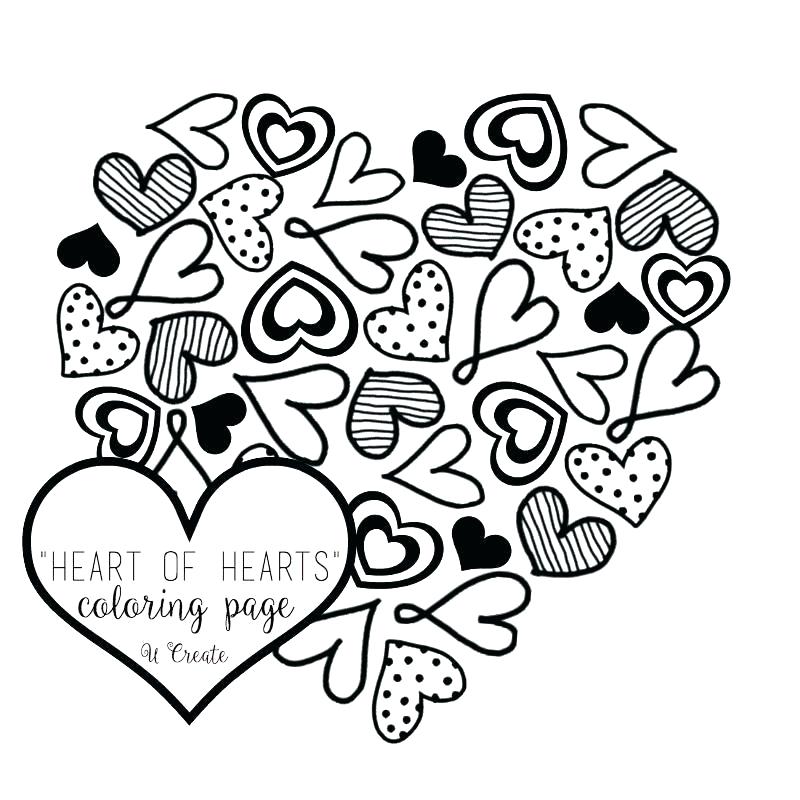 800x800 Coloring Pages Of Hearts To Plus Free Coloring Pages Hearts Free