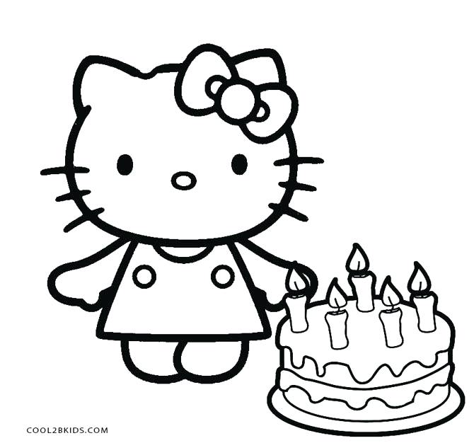 670x626 Hellow Kitty Coloring Pages