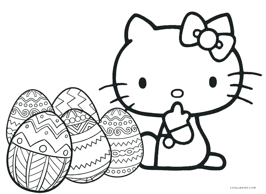 850x622 Kitty Coloring