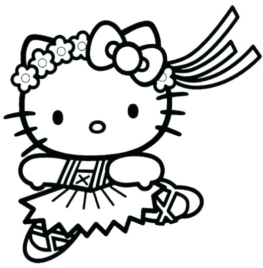 530x539 Free Hello Kitty Coloring Pages Kitty Coloring Sheet Hello Kitty