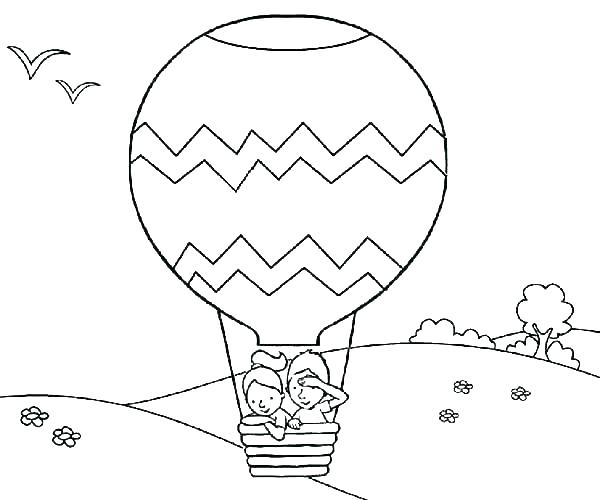 600x500 Balloon Coloring Pages Printable Balloon Coloring Pages Balloon