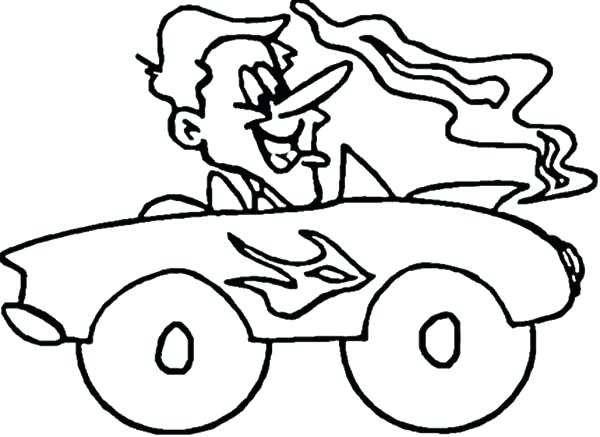 600x437 Hot Rod Coloring Pages Driving Hot Rod Car Coloring Pages Free Hot
