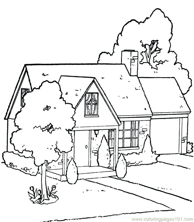 670x765 White House Colouring Pages Top House Coloring Pages Free Coloring