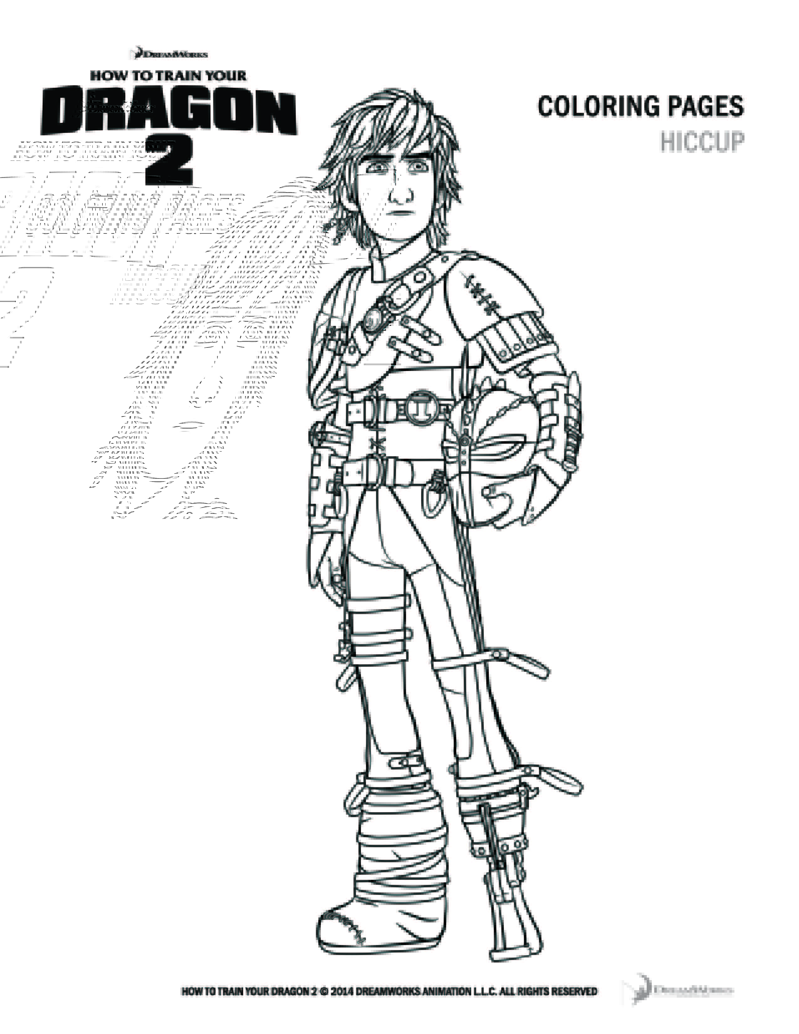 2550x3300 How To Train Your Dragon 2 Coloring Pages And Activity Sheets