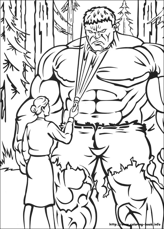 567x794 Hulk Coloring Pages Free 7