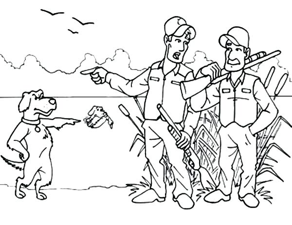 600x463 Deer Hunter Coloring Pages Transasia