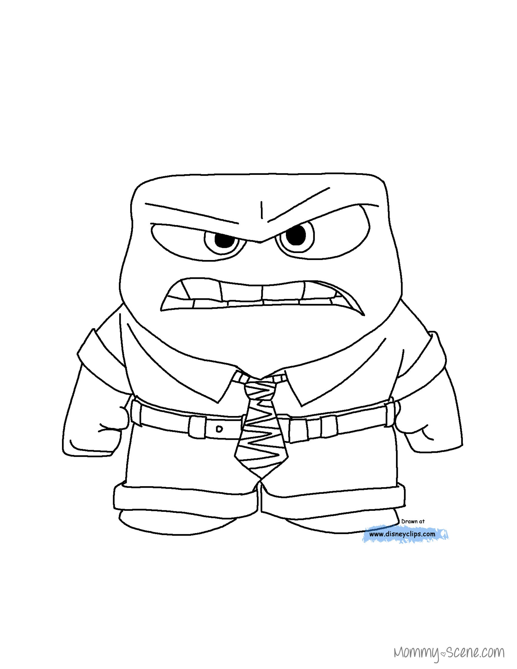 1700x2200 Inside Out Coloring Pages Download