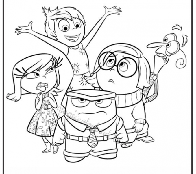 678x600 Inside Out Pictures To Color Inside Out Coloring Pages Free