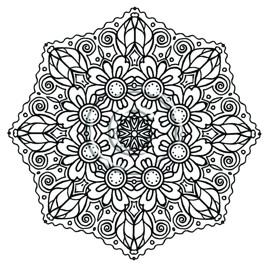863x852 Detailed Mandala Coloring Pages Mandala Coloring Pages For Adults