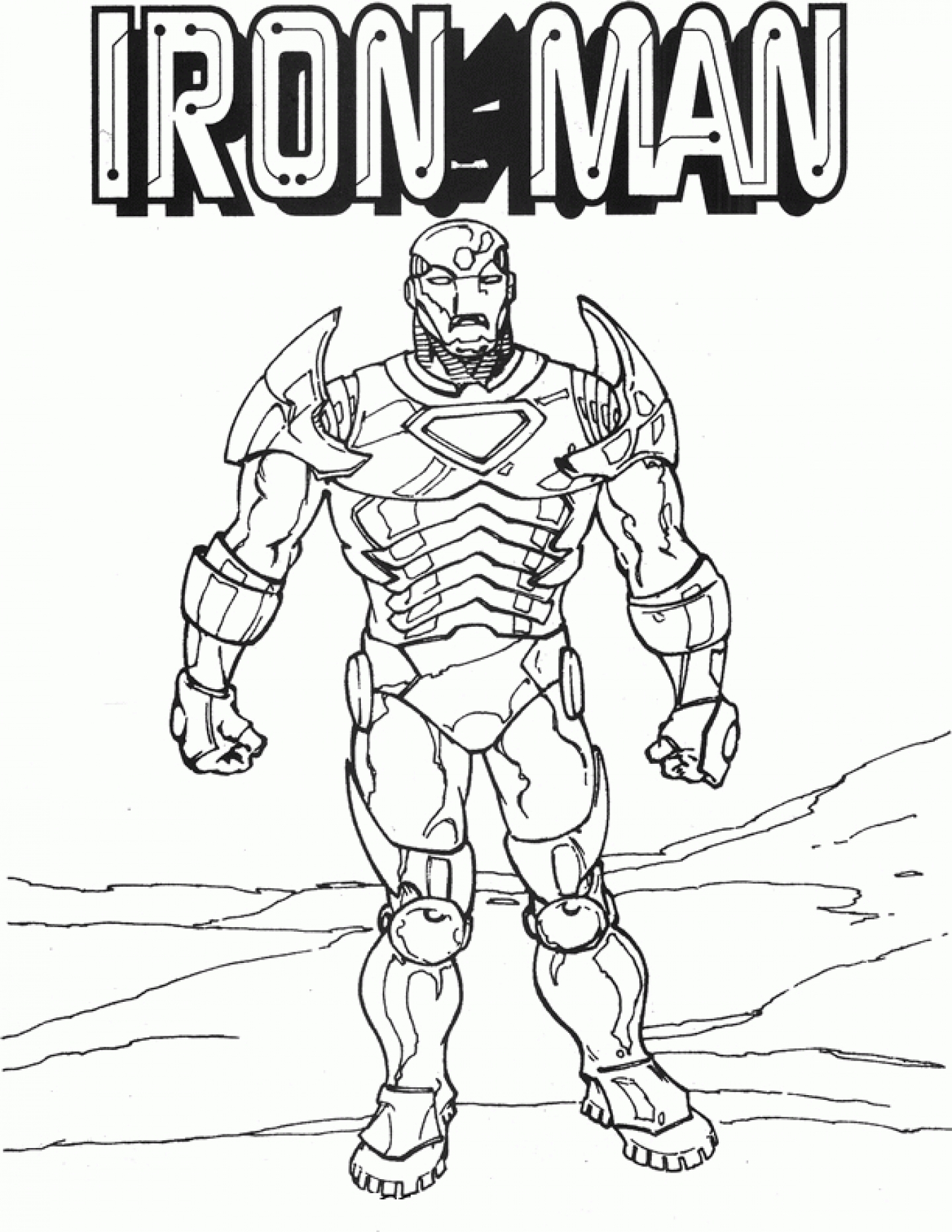 1440x1863 Iron Man Coloring Pages Gallery
