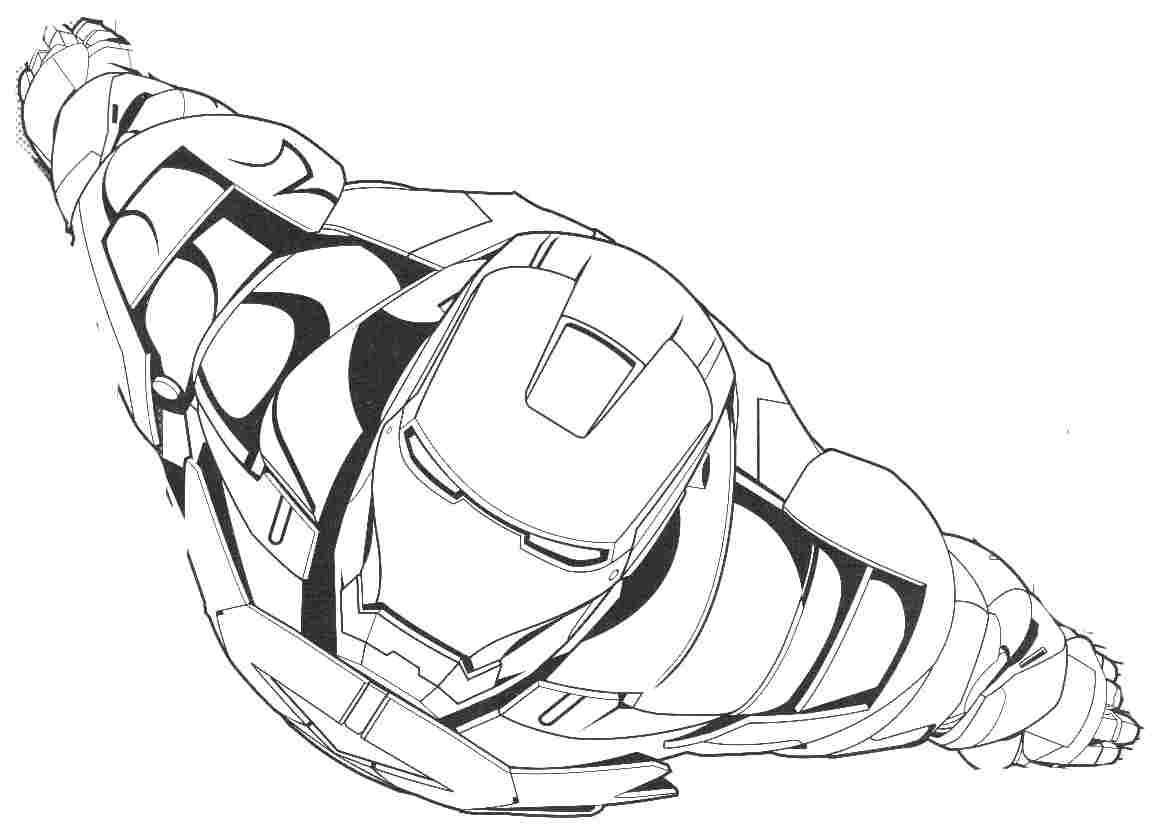 1159x832 Flying Iron Man Free Coloring Page Avengers, Iron Man, Kids