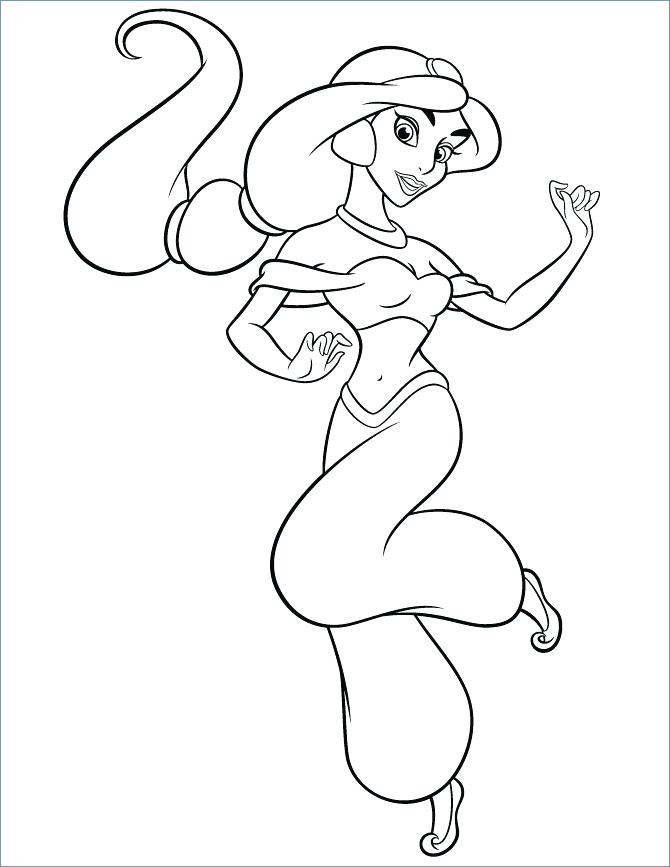 Free Jasmine Coloring Pages