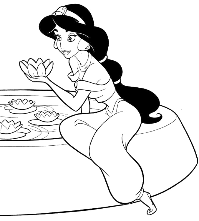 676x751 Jasmine Printable Coloring Pages Jasmine Printable Coloring Pages