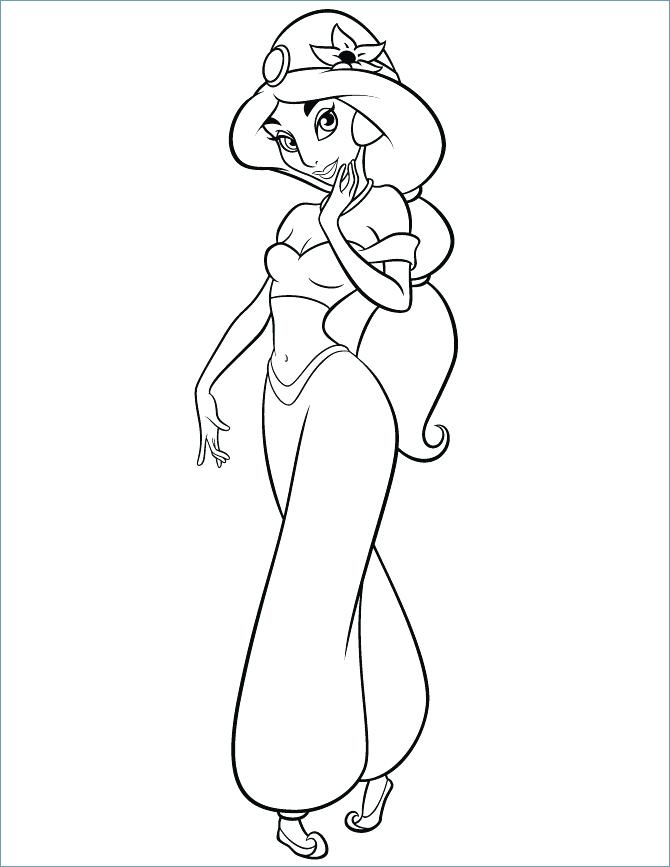 670x867 Princess Jasmine Coloring Page Princess Jasmine Coloring Pages
