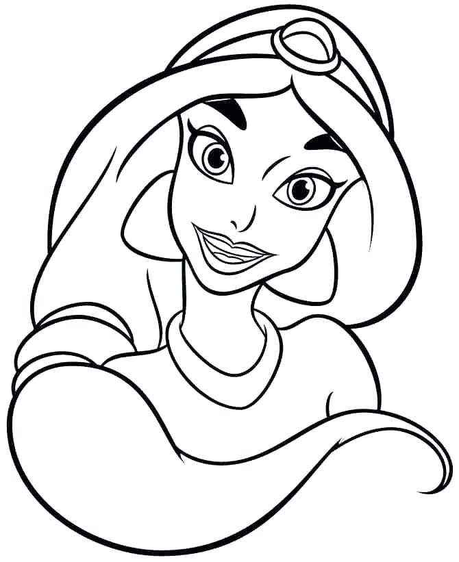 670x821 Jasmine Coloring Pages