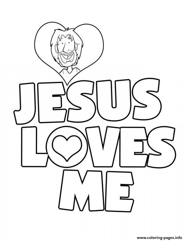 742x960 Jesus Loves Me Coloring Page Ideal Free Printable Jesus Coloring