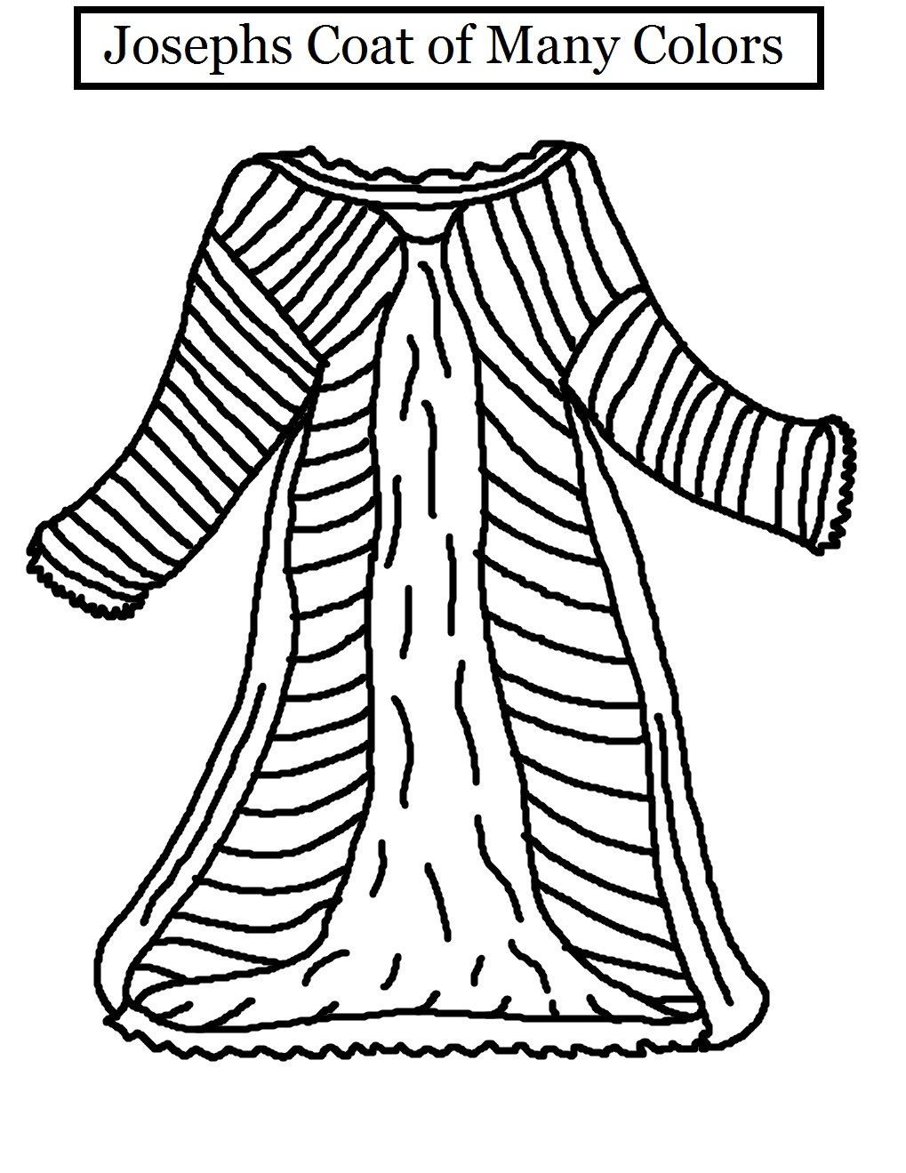 Free Joseph Coloring Pages