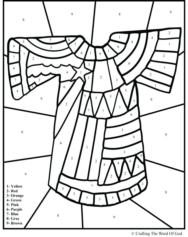 636x800 Joseph Bible Coloring Pages S Coat Old Testament Coloring Pages