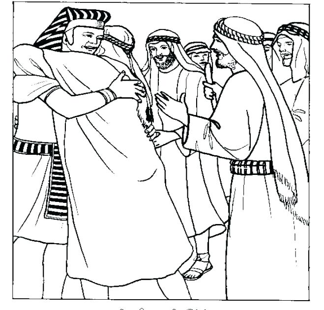 659x631 Free Coloring Pages Of Joseph And His Coat Of Many Colors