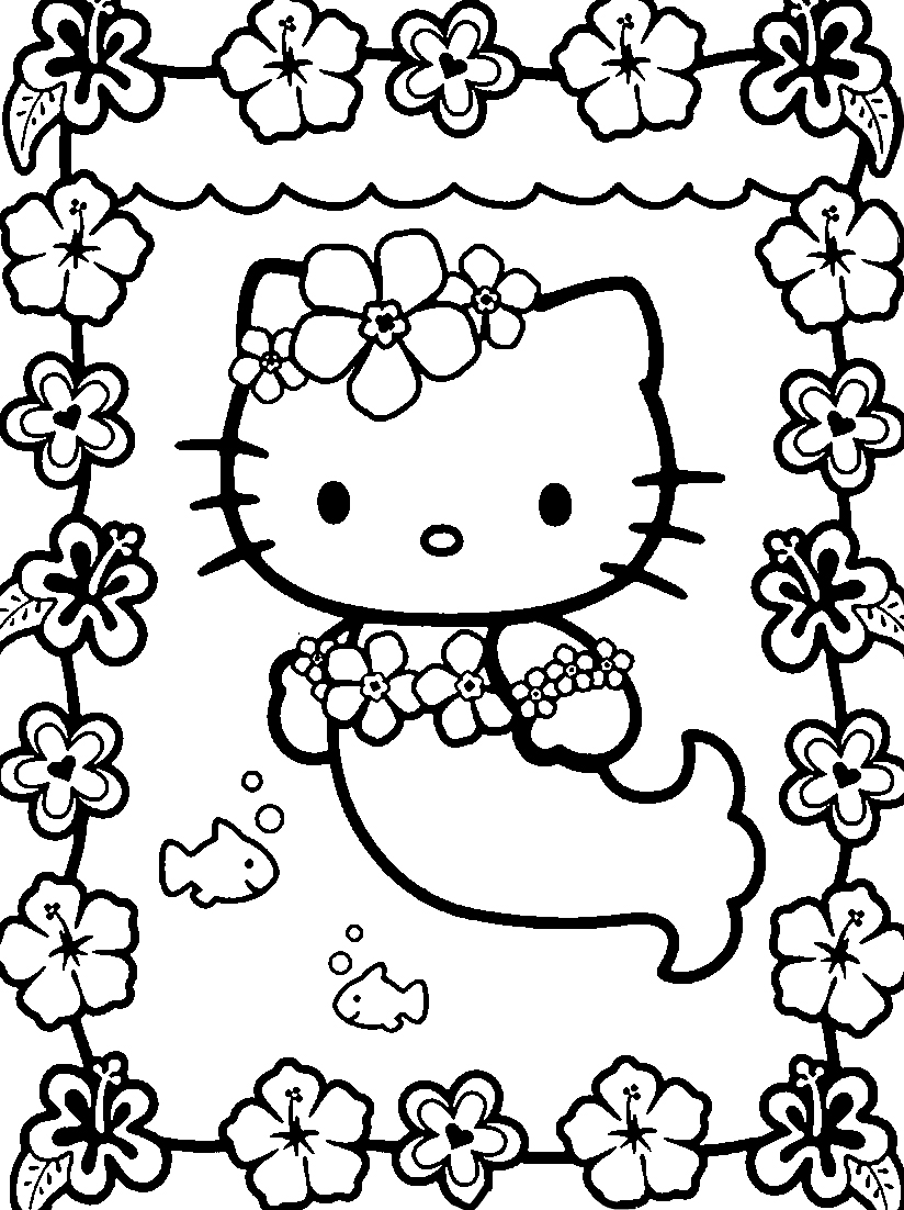 824x1102 Free Hello Kitty Coloring Pages Inside Of Bloodbrothers Me