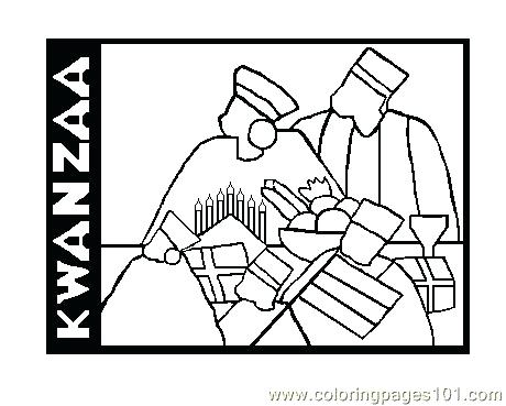 460x369 Libre Kwanzaa Para Colorear Kwanzaa Coloring Sheets Free Printable