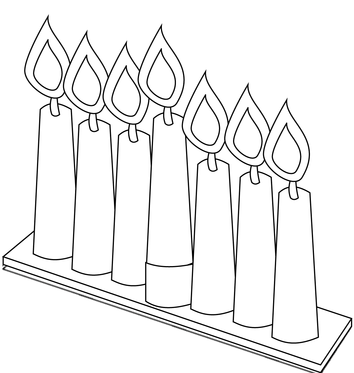 1159x1224 Great Kwanzaaloring Pages Preschool Candle Holder Page Happy Free