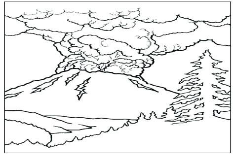 476x333 Coloring Pages Of Mountains Mountain Pass Landscape Peaceful