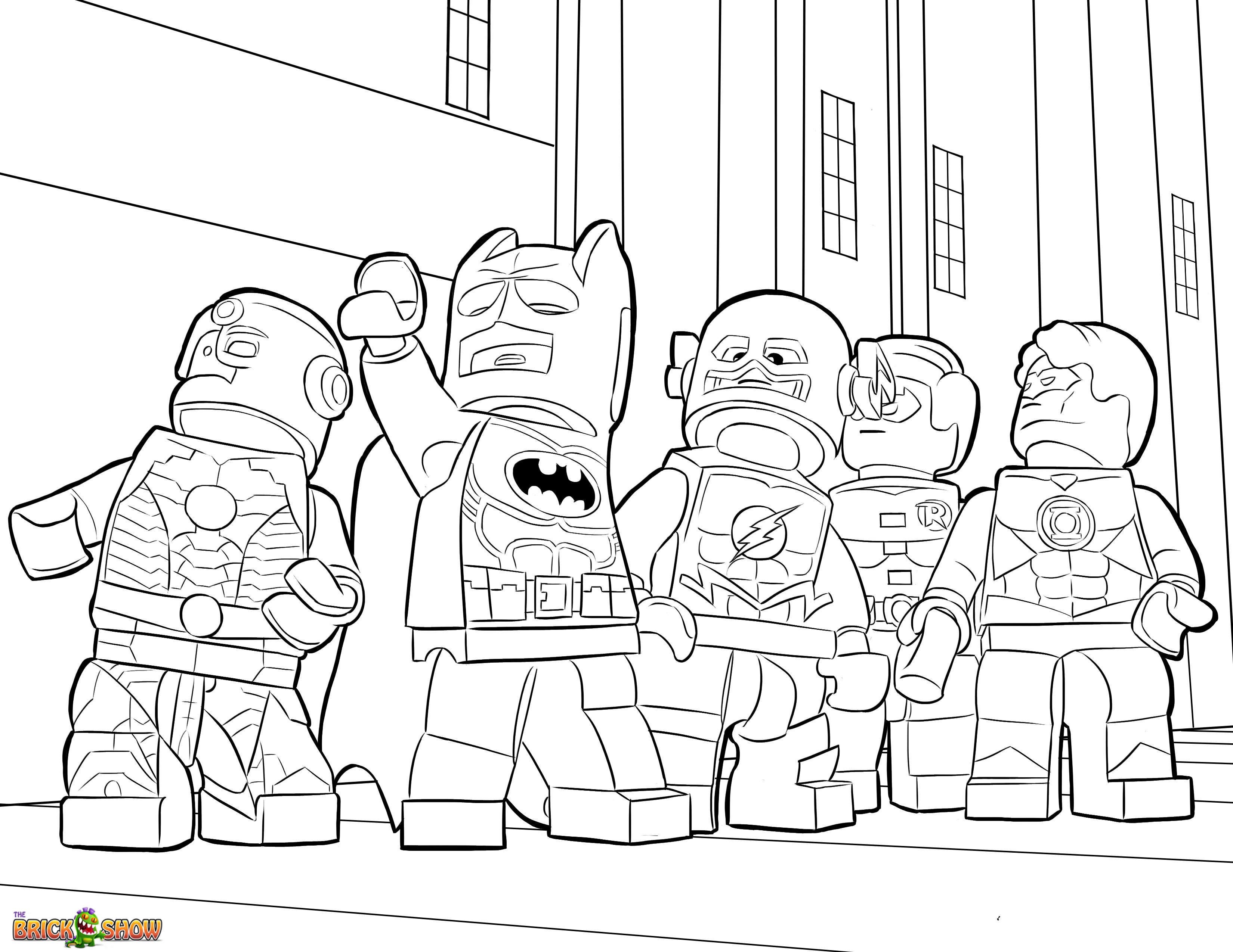 Free Lego Batman Coloring Pages
