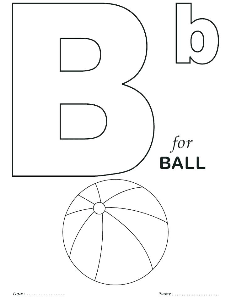Free Letter A Coloring Pages