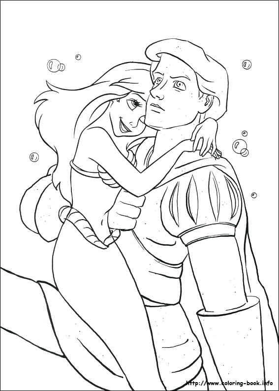 567x794 Mermaid Coloring Pages To Print For Free