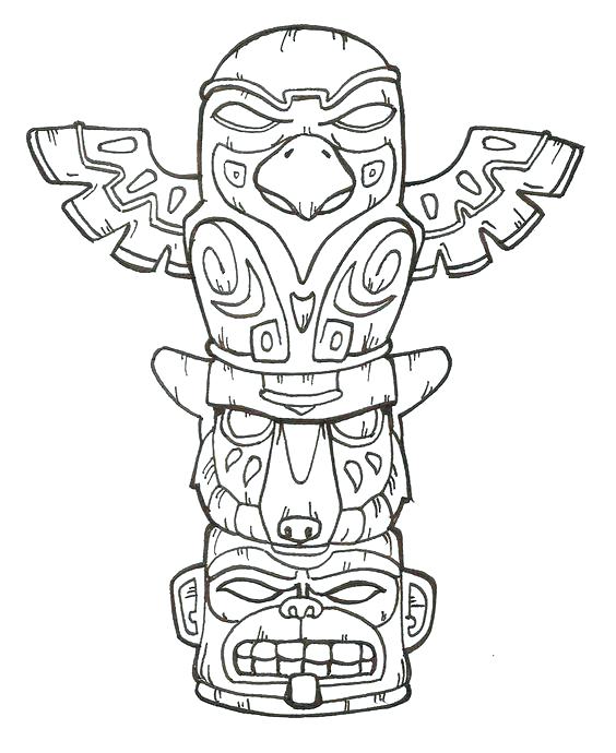 564x690 Luau Coloring Pages Coloring Pages Best Images On Totem Luau Party