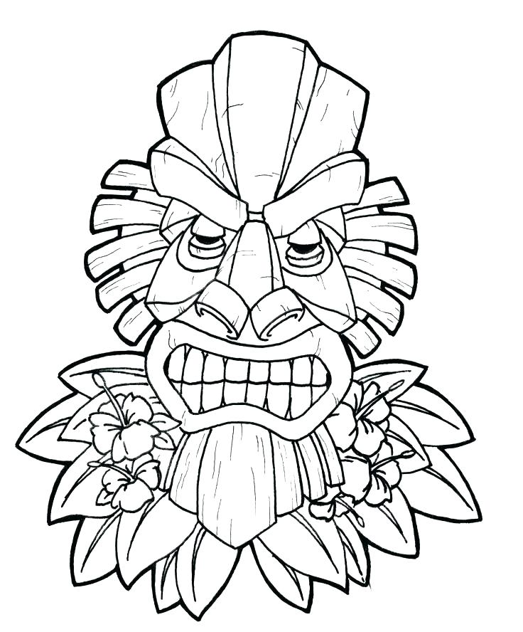 736x888 Luau Coloring Pages Luau Coloring Pages Luau Coloring Pages Masks